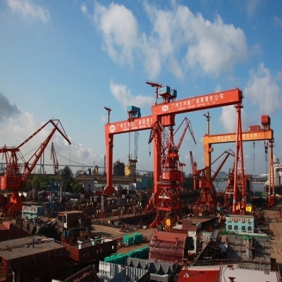 廣州船廠(chǎng)施工現(xiàn)場(chǎng)